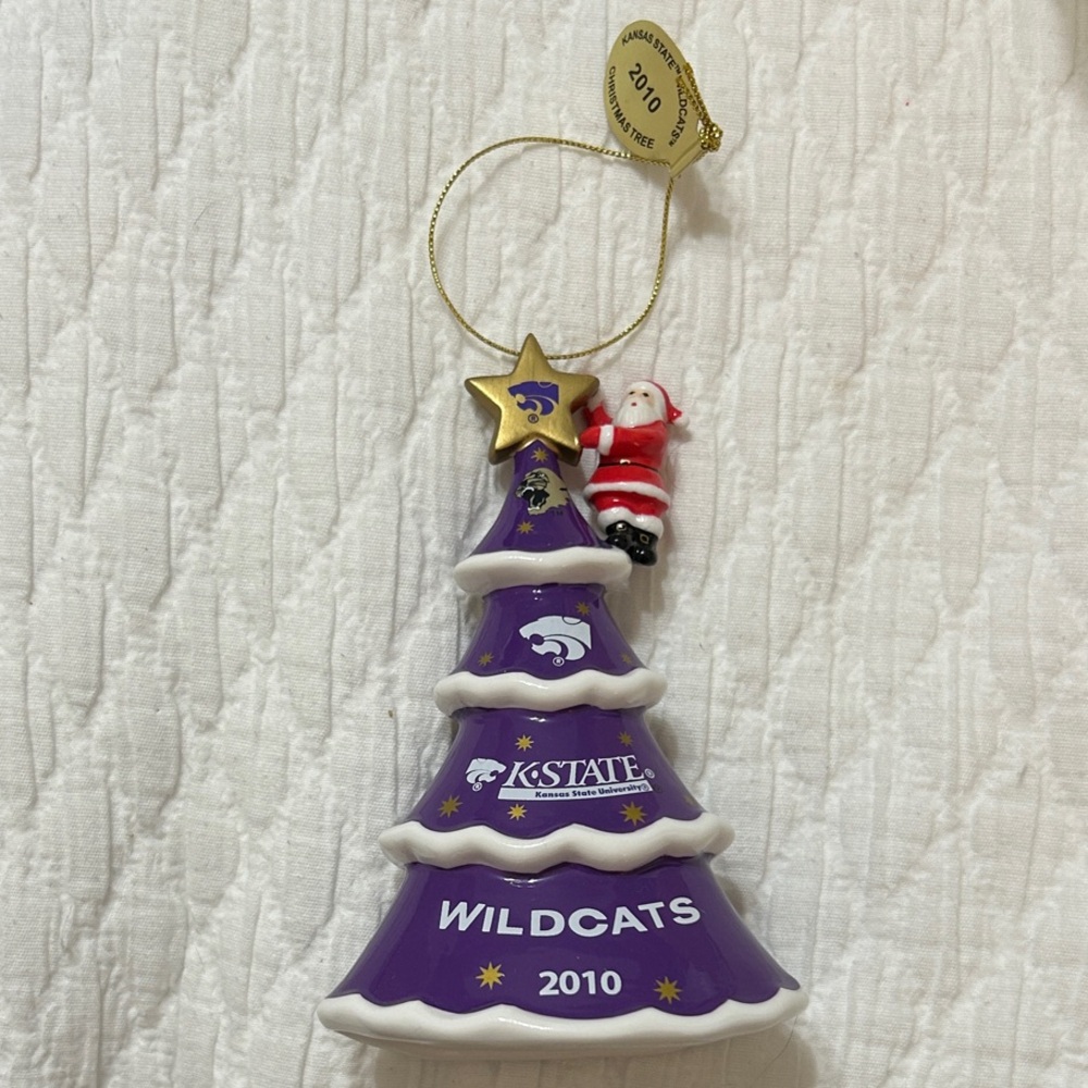 Kansas State Wildcats 2010 Danbury Mint Christmas Tree Ornament